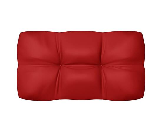 Perne canapea din paleți, 7 buc, roșu, 6 image