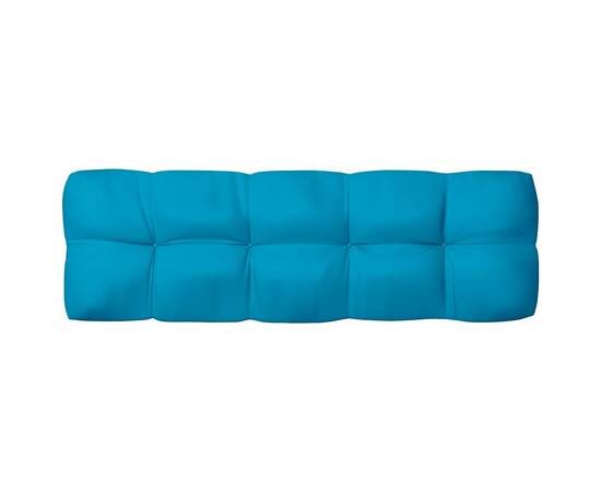 Perne canapea din paleți 7 buc. albastru, 5 image