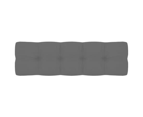 Perne de canapea din paleți, 2 buc., antracit, 8 image
