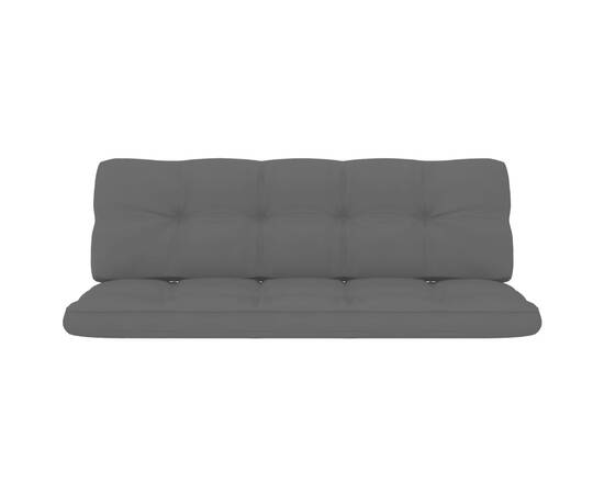 Perne de canapea din paleți, 2 buc., antracit, 2 image