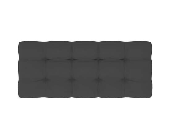 Perne de canapea din paleți, 2 buc., antracit, 5 image