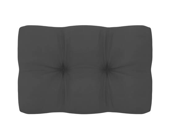 Perne de canapea din paleți, 2 buc., antracit, 6 image