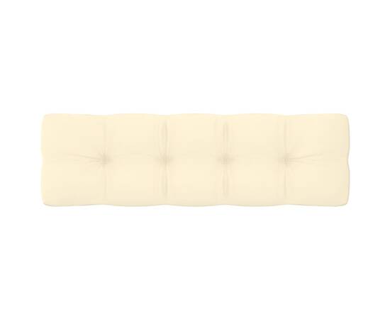 Perne de canapea din paleți, 2 buc., crem, 8 image