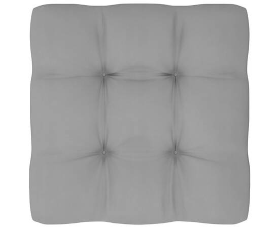 Perne de canapea din paleți, 2 buc., gri, 9 image