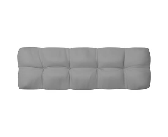 Perne de canapea din paleți, 2 buc., gri, 5 image