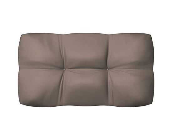Perne de canapea din paleți, 3 buc., gri taupe, 6 image