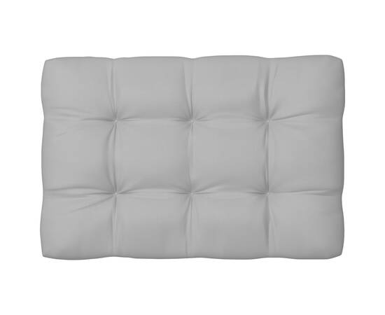 Perne de canapea din paleți, 7 buc., gri, 4 image