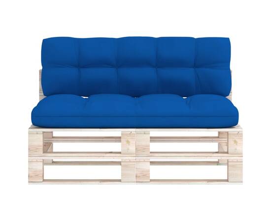 Perne pentru canapea din paleți, 2 buc., albastru regal, 3 image