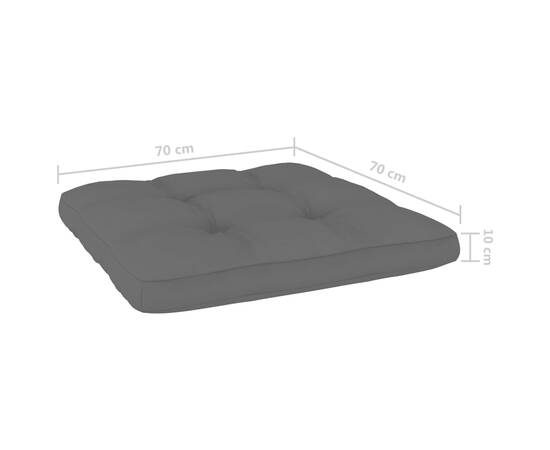 Perne pentru canapea din paleți, 2 buc., antracit, 11 image