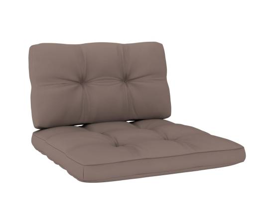 Perne pentru canapea din paleți, 2 buc., gri taupe, 2 image