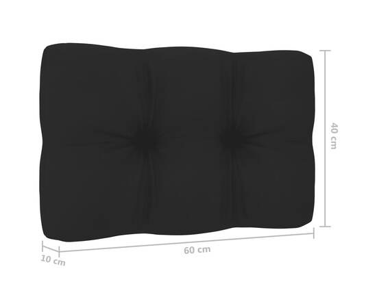 Perne pentru canapea din paleți, 2 buc., negru, 11 image