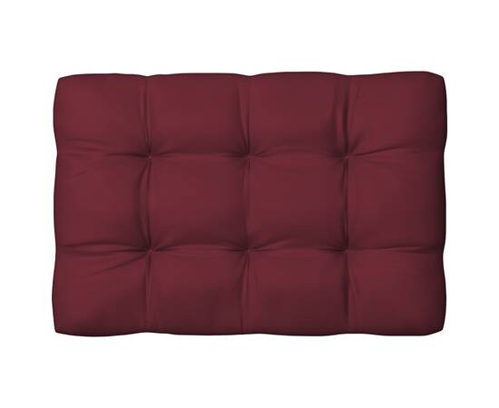 Perne pentru canapea din paleți, 2 buc., roșu vin, 4 image