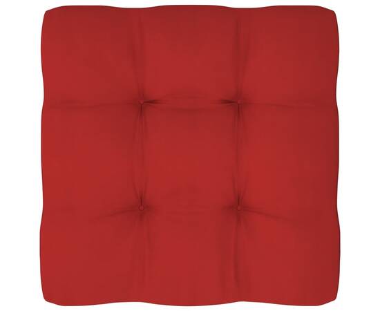 Perne pentru canapea din paleți, 2 buc., roșu, 9 image