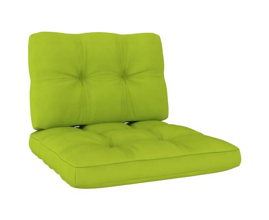 Perne pentru canapea din paleți, 2 buc., verde aprins, 2 image