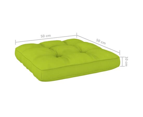 Perne pentru canapea din paleți, 2 buc., verde aprins, 11 image