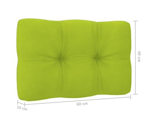 Perne pentru canapea din paleți, 2 buc., verde aprins, 10 image