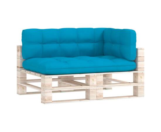 Perne pentru canapea din paleți, 3 buc., albastru, 2 image