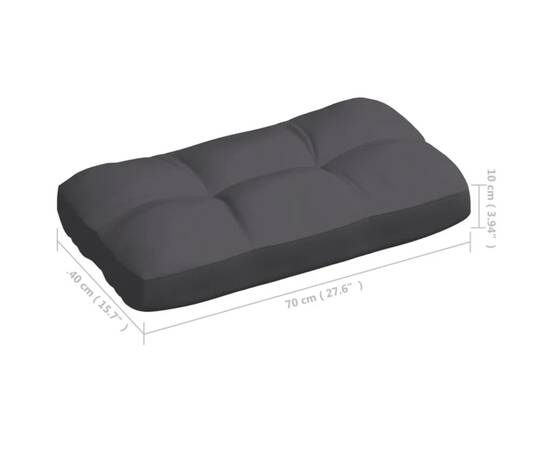 Perne pentru canapea din paleți, 3 buc., antracit, 9 image