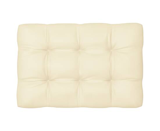Perne pentru canapea din paleți, 3 buc., crem, 4 image