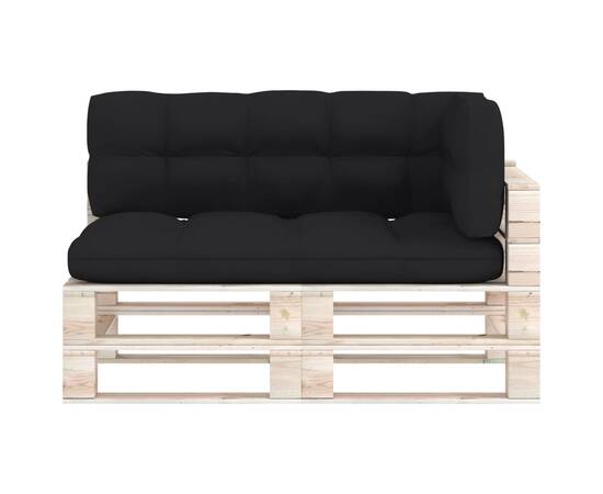 Perne pentru canapea din paleți, 3 buc., negru, 3 image