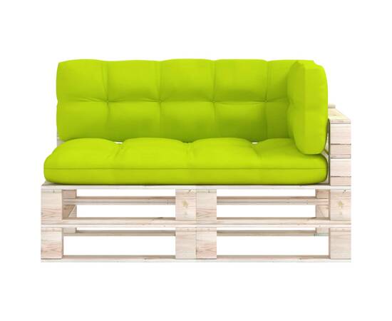 Perne pentru canapea din paleți, 3 buc., verde aprins, 3 image
