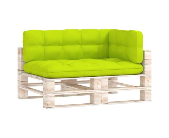 Perne pentru canapea din paleți, 3 buc., verde aprins, 2 image