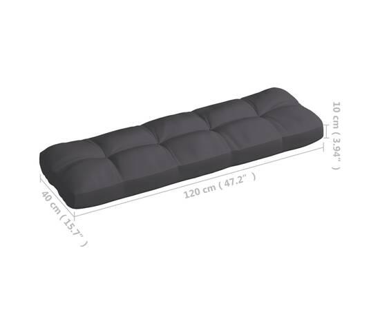 Perne pentru canapea din paleți, 5 buc., antracit, 9 image