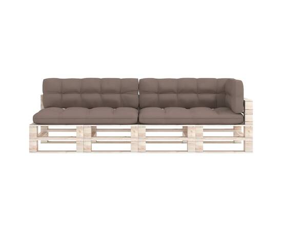 Perne pentru canapea din paleți, 5 buc., gri taupe, 3 image