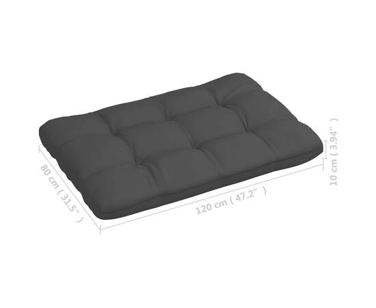 Perne pentru canapea din paleți, 5 buc., negru, 8 image