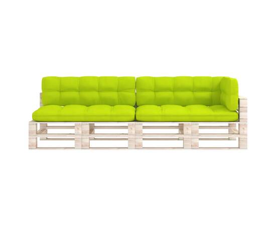 Perne pentru canapea din paleți, 5 buc., verde aprins, 3 image