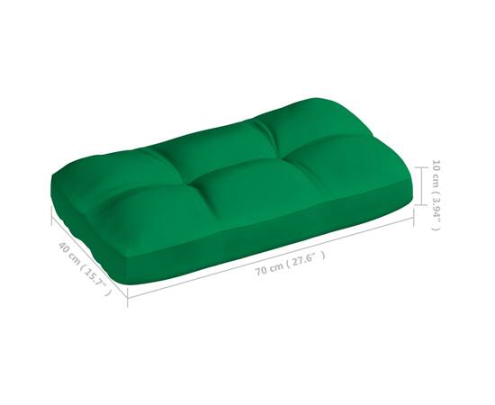 Perne pentru canapea din paleți, 5 buc., verde, 10 image