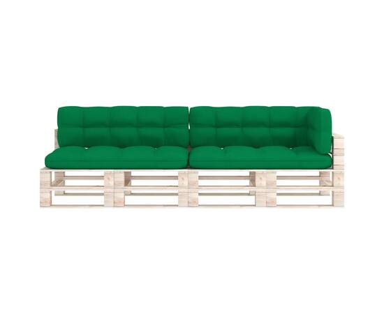 Perne pentru canapea din paleți, 5 buc., verde, 3 image