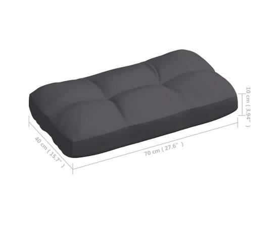 Perne pentru canapea din paleți, 7 buc., antracit, 10 image