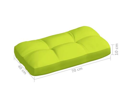 Perne pentru canapea din paleți, 7 buc, verde crud, 10 image