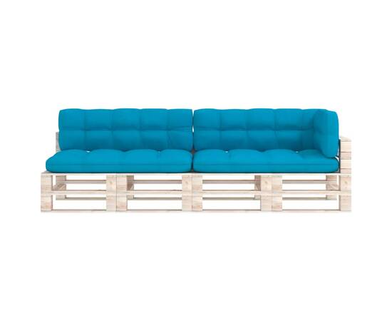Perne pentru canapea din paleți 5 buc, albastru, 3 image