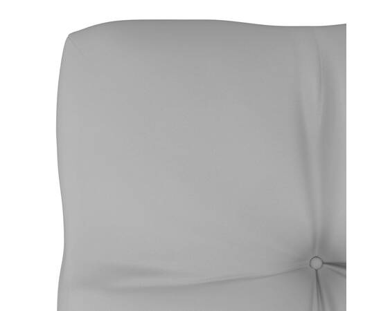 Pernă pentru canapea din paleți, gri, 58 x 58 x 10 cm, 4 image