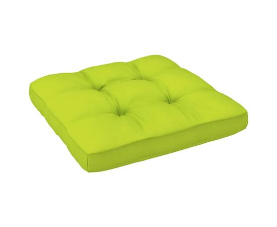 Pernă pentru canapea din paleți, verde crud, 58 x 58 x 10 cm, 3 image