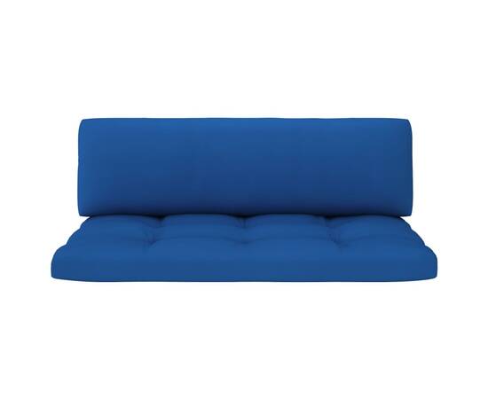 Perne canapea din paleți 2 buc. albastru regal, 3 image