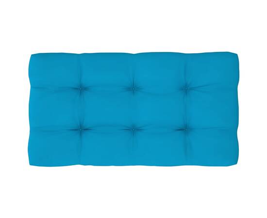 Perne canapea din paleți 2 buc. albastru, 7 image