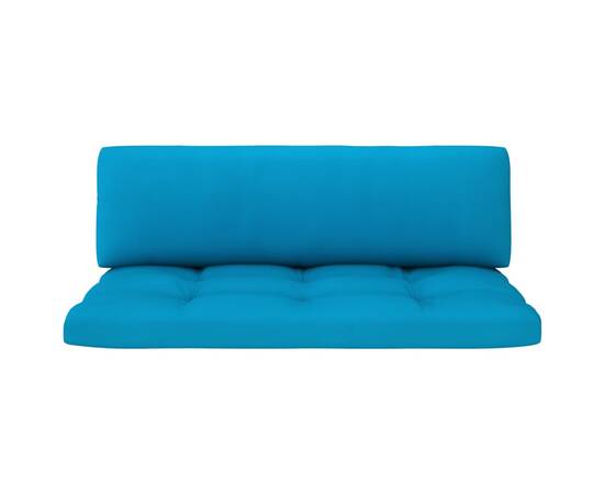 Perne canapea din paleți 2 buc. albastru, 3 image