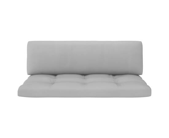 Perne de canapea din paleți, 2 buc., gri, 3 image
