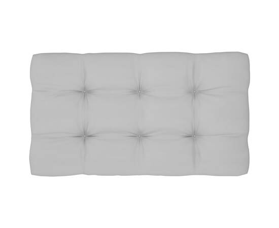 Perne de canapea din paleți, 3 buc., gri, 7 image