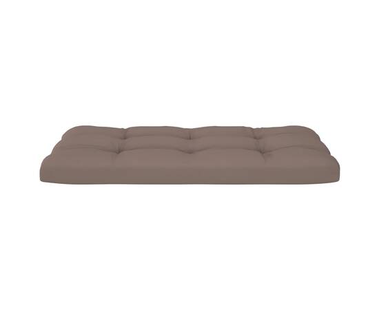 Perne pentru canapea din paleți, 2 buc., gri taupe, 9 image