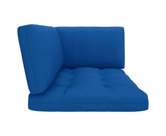 Perne pentru canapea din paleți, 3 buc., albastru regal, 4 image