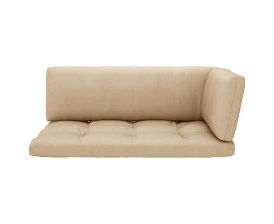 Perne pentru canapea din paleți, 3 buc., bej, 3 image