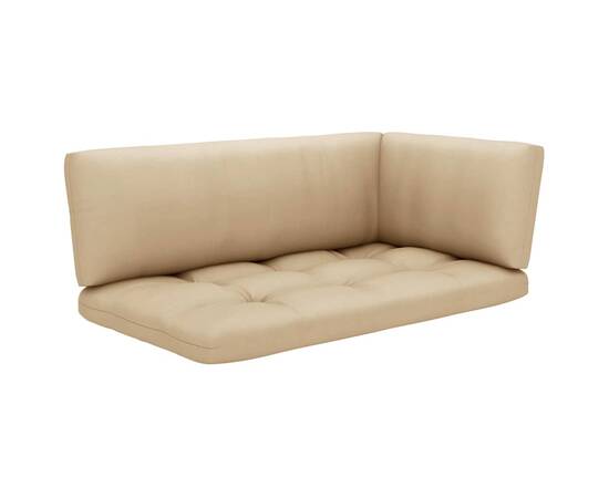 Perne pentru canapea din paleți, 3 buc., bej, 2 image