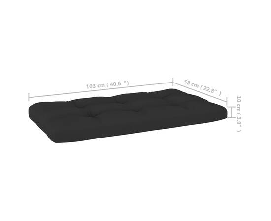 Perne pentru canapea din paleți, 3 buc., negru, 11 image