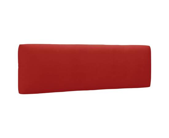 Perne pentru canapea din paleți, 3 buc., roșu, 9 image