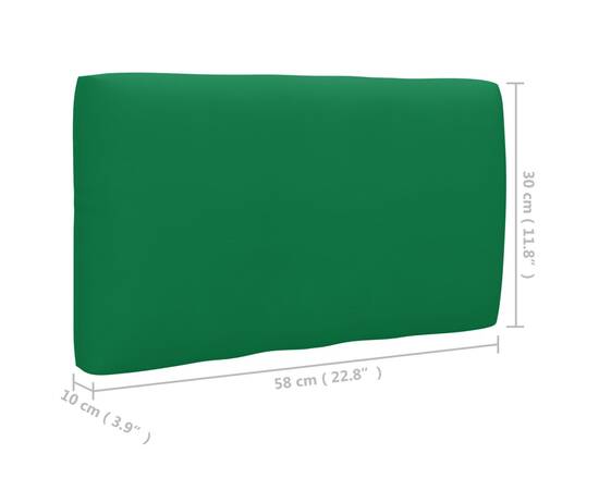 Perne pentru canapea din paleți, 3 buc., verde, 11 image