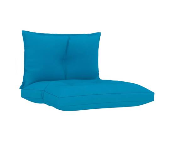 Perne pentru canapea din paleți 2 buc, albastru, textil, 2 image